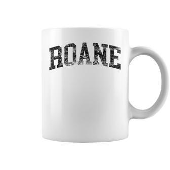 Roane Arch Vintage Retro College Athletic Sports Coffee Mug | Mazezy