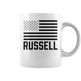 Russell Name Usa Personalized Forename Birthday Coffee Mug | Mazezy