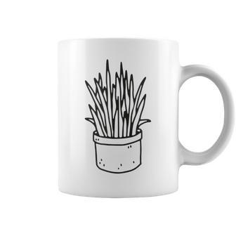Sansevieria Snake Plant Mother-In-Law's Tongue Coffee Mug | Mazezy CA
