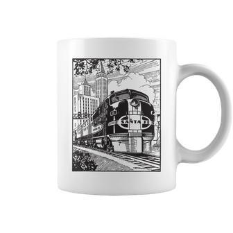 Santa Fe New Mexico Vintage Train Model Railway Locomotive Coffee Mug | Mazezy