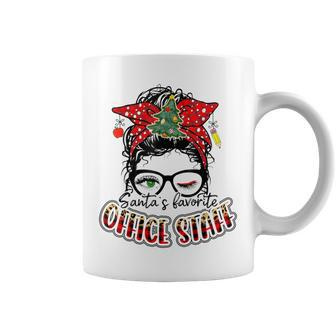 Santa's Favorite Office Staff I Love Being A Educator Love Coffee Mug - Monsterry UK