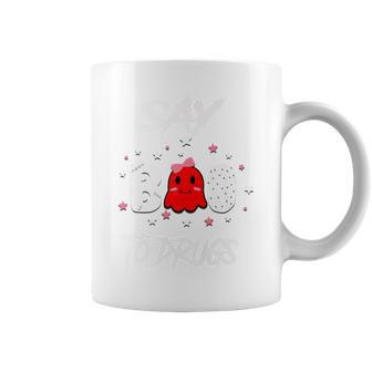 Say Boo To Drugs Halloween Red Ribbon Week Awareness Coffee Mug - Seseable