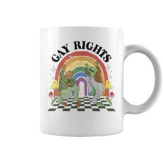 Say Gay Frog & Toad Say Gay Rights Rainbow Lgbt Pride Month Coffee Mug | Mazezy