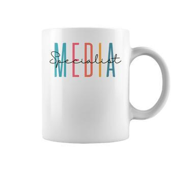 School Librarian Library Squad Media Specialist Coffee Mug - Seseable