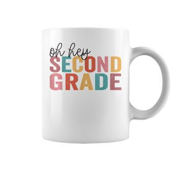 Back To School Students Teacher Oh Hey 2Nd Second Grade Coffee Mug | Mazezy