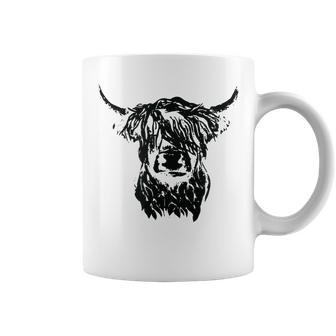 Scottish Highland Cow Funny Farmer Saying Cattle Lover Coffee Mug | Mazezy