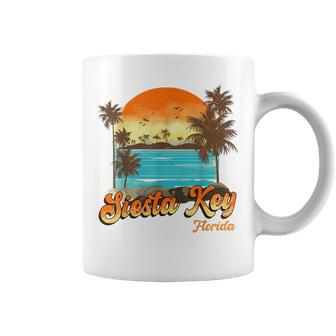 Siesta Key Florida Beach Summer Vacation Palm Trees Sunset Florida Gifts & Merchandise Funny Gifts Coffee Mug | Mazezy