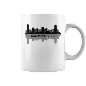 Skyline Of Hamilton Ontario | City Pride Skyline Coffee Mug | Mazezy