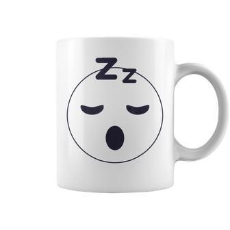 Sleep Emoticon Pajama Sleeping Pjs Men Women Pajamas Coffee Mug - Seseable