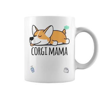 Sleeping Corgi Dog For Mom Women T Plus Size Coffee Mug | Mazezy