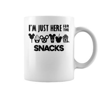 Snacks Apparel Men Women Kids Im Just Here For The Snacks Coffee Mug - Seseable