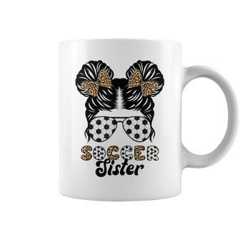 Soccer Sister Of A Soccer Player Proud Soccer Sis Coffee Mug - Monsterry DE