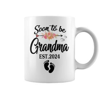 Soon To Be Grandma 2024 Mothers Day For New Grandma Gift For Womens Coffee Mug | Mazezy