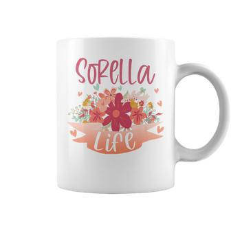 Sorella Life New Sorella Italian Sister Announcement White Coffee Mug | Mazezy