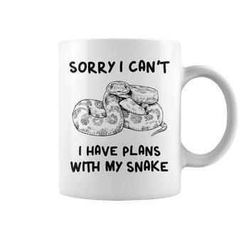 Sorry I Cant I Have Plans With My Snake Corn Snake Coffee Mug - Seseable