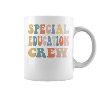 Special Education Crew Groovy Sped Squad Team Teachers Coffee Mug | Mazezy