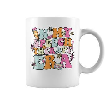 In My Speech Therapy Era Slp Therapist Language Pathologist Coffee Mug - Seseable