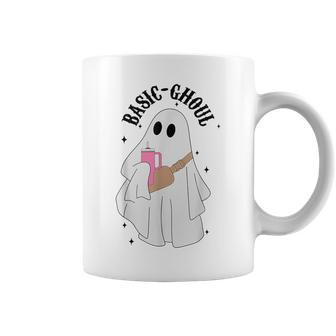 Spooky Season Cute Ghost Halloween Costume Basic Ghoul Coffee Mug | Mazezy