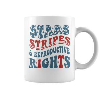 Stars And Stripes And Reproductive Rights America Flag Coffee Mug | Mazezy