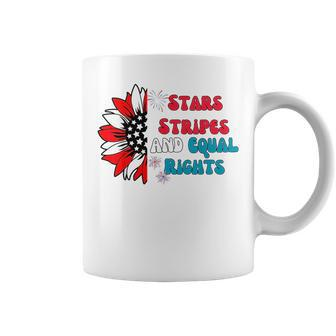 Stars Stripes And Equal Rights Equal Rights Funny Gifts Coffee Mug | Mazezy DE