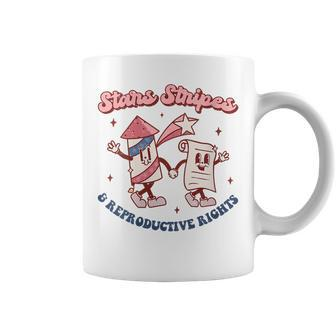 Stars Stripes & Reproductive Rights 4Th Of July Retro Women Gift For Womens Coffee Mug | Mazezy