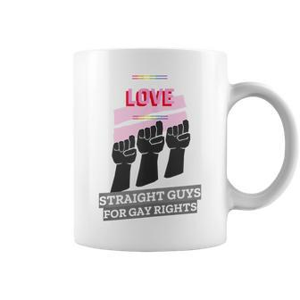 Straight Guys For Gay Rights - Lgbt Pride Parade Fest Coffee Mug | Mazezy