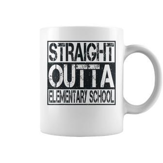 Straight Outta Elementary School Boys Girl Graduation 2023 Coffee Mug | Mazezy
