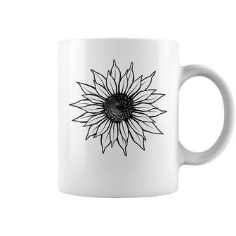 Sunflower N Girls Cute Floral Graphic Casual Summer Gift For Womens Coffee Mug | Mazezy AU