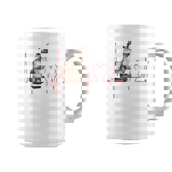 Suphalak Cat Heartbeat Ekg Cats Lover & Owner Coffee Mug | Mazezy