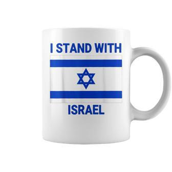 Support Israel I Stand With Israel Israeli Flag Coffee Mug - Thegiftio UK