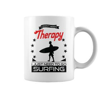 Surfing Better Than Therapy For Surfers Coffee Mug | Mazezy