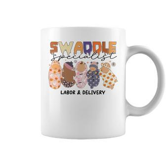 Swaddle Specialist Labor Delivery Nurse Halloween Coffee Mug - Monsterry DE