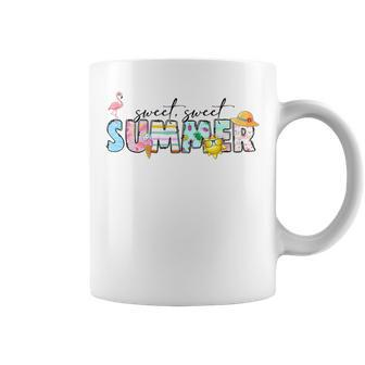 Sweet Summer Flamingo Sunglasses Sun Ice Scream Funny Gift Coffee Mug | Mazezy