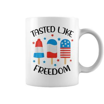 Tasted Like Freedom 4Th Of Jully Freedom Funny Gifts Coffee Mug | Mazezy