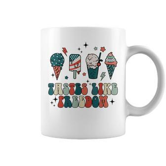Tasted Like Freedom 4Th Of July Ice Creams Toddler Kids Freedom Funny Gifts Coffee Mug | Mazezy