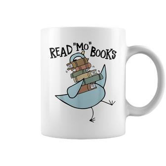 Teacher Library Read Mo Books Pigeon Reading Library Funny Gifts For Teacher Funny Gifts Coffee Mug | Mazezy