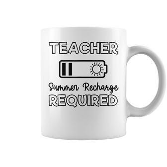 Teacher Summer Recharge Required Teacher Vacation Coffee Mug - Thegiftio UK