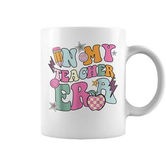 In My Teaching Era Best Teacher Appreciation Retro Groovy Coffee Mug - Monsterry UK