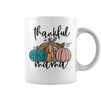 Thankful Mama Fall Season Pumpkin For Women Coffee Mug - Thegiftio UK