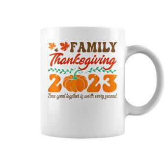 Thanksgiving 2023 Family Autumn Fall Time Together Is Worth Coffee Mug | Mazezy