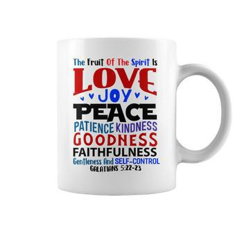 The Fruit Of The Spirit Christian T Bible Verse Coffee Mug - Seseable