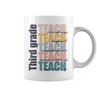 Third Grade Teach 3Rd Grade Teacher Team Back To School Coffee Mug - Seseable
