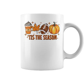 Tis The Season Pumpkin Spice Latte Halloween Fall Coffee For Coffee Lovers Coffee Mug | Mazezy