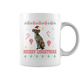 Treeing Tennessee Brindle Dog Santa Ugly Costume Xmas Coffee Mug | Mazezy