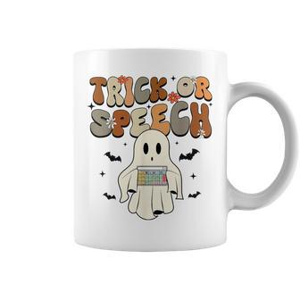Trick Or Speech Halloween Speech Language Pathologist Slp Coffee Mug - Seseable