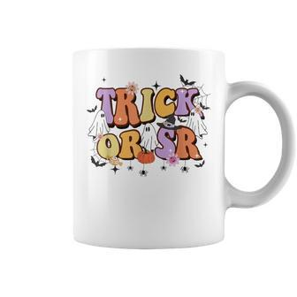 Trick Or Sr Retro Aba Bcba Halloween Positive Reinforcement Coffee Mug - Monsterry UK