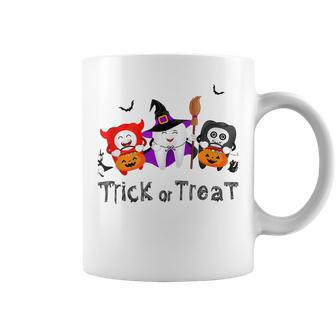 Trick Or Treat Fairy Spooky Tooth Halloween Dental Students Coffee Mug | Mazezy