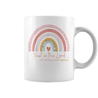 Trust In The Lord Christian Follower Of Christ Women Boho Coffee Mug | Mazezy UK