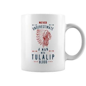 Tulalip Native American Indian Man Never Underestimate Coffee Mug - Seseable