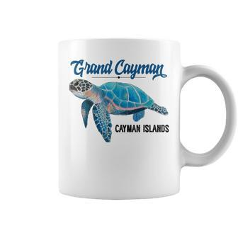 Turtle Grand Cayman Islands Tuna Stingray Blue Souvenir Coffee Mug | Mazezy